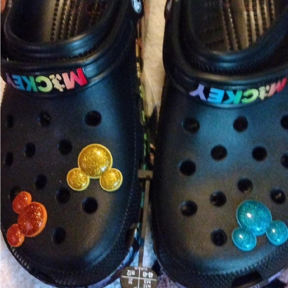 Mickey Mouse crocs.  Original.